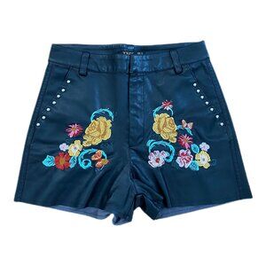PRE-OWNED - TSZC Embroidered Studded Shorts
